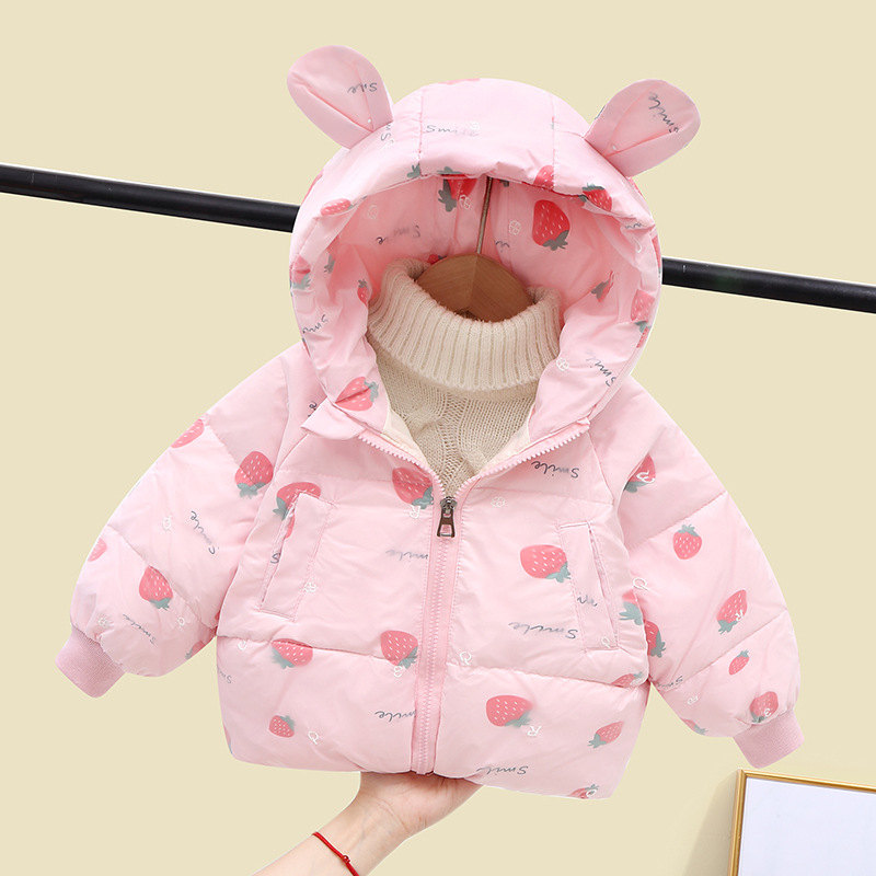 Wholesale Hot Sale Cartoon Children's Coats with Hood from China