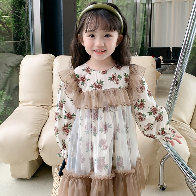 Autumn New Style Pure Cotton Girl's Princess Mesh Skirt from China ...