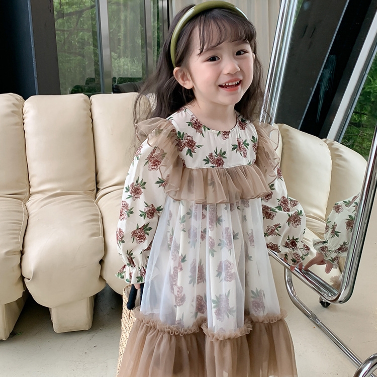 Autumn New Style Pure Cotton Girl's Princess Mesh Skirt from China ...