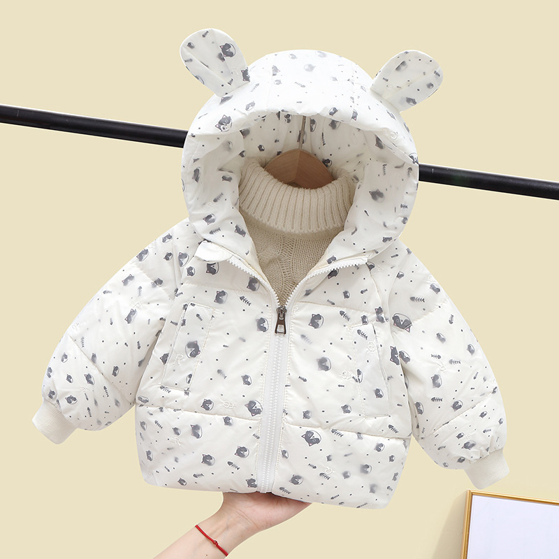 Wholesale Hot Sale Cartoon Children's Coats with Hood from China